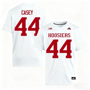 Officially Licensed Aaron Casey #44 Hoosiers White Jersey | Men University Football Embroidery Fan Gear 69208244