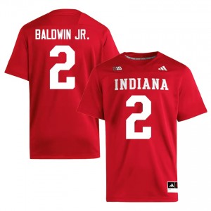 #2 Byron Baldwin Jr. IU Crimson Jersey | Classic Stitched Men Player Football Gear 64548662