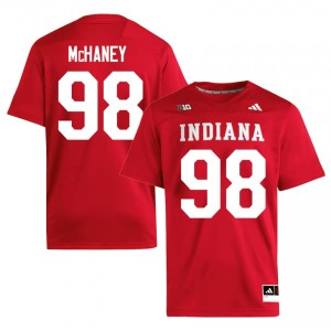 IU Hoosiers Cam McHaney #98 Crimson Jersey | Essential Stitched NCAA Football Men Apparel 65784198