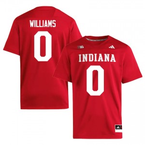 #0 Carson Williams IU Crimson Jersey | Classic Stitched Men Player Football Gear 25842391