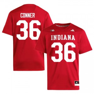 #36 Clay Conner Hoosiers Crimson Jersey | Elite Stitched Men Player Football Gear 94888670