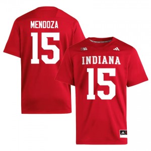 IU Hoosiers Fernando Mendoza #15 Crimson Jersey | Essential Stitched NCAA Football Men Apparel 66700199