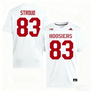 Hunter Stroud #83 Indiana Hoosiers Jersey | Gameday White College Football Men Embroidery 20365629