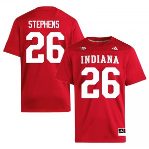 Crimson Iosua Stephens #26 Hoosiers Jersey | Men High School Football Fresh Stitched 81483460