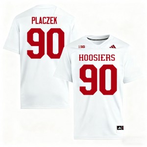 Elite Thread Josh Placzek #90 Indiana Hoosiers White Jersey | Men University Football Embroidery Fan Gear 14931794