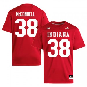 Durable Kaden McConnell #38 Indiana Hoosiers Crimson Jersey | Men University Football Stitched Fan Gear 40761646