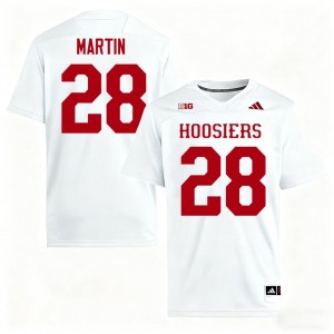Khobie Martin #28 Indiana Jersey | Gameday White College Football Men Embroidery 84113659