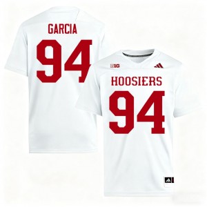 Indiana Kyler Garcia #94 White Jersey | Genuine Embroidery NCAA Football Men Apparel 35759687