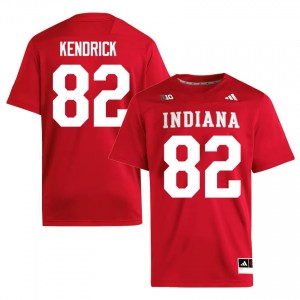 Myles Kendrick #82 IU Jersey | Pro-Grade Crimson College Football Men Stitched 87578595