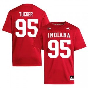 Crimson Tyrique Tucker #95 IU Jersey | Men High School Football Limited Stitched 29535910