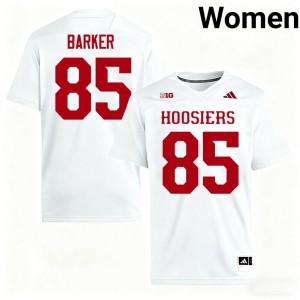 Officially Licensed Andrew Barker #85 Hoosiers White Jersey | Women University Football Stitch Fan Gear 24017921