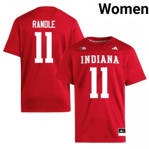 Antwaan Randle #11 Indiana Hoosiers Jersey | Exclusive Crimson College Football Women Embroidery 48891511