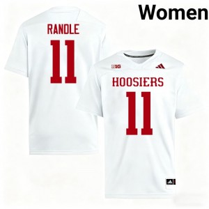 Elite Thread Antwaan Randle #11 Indiana White Jersey | Women University Football Stitch Fan Gear 16369482