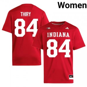Durable Blake Thiry #84 Hoosiers Crimson Jersey | Women University Football Embroidery Fan Gear 93393633