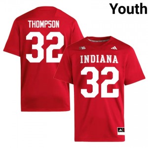 Hoosiers Anthony Thompson #32 Crimson Jersey | Premium Swen NCAA Football Youth Apparel 75750714