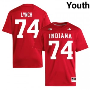 Indiana Hoosiers Bray Lynch #74 Crimson Jersey | Premium Swen NCAA Football Youth Apparel 37780786