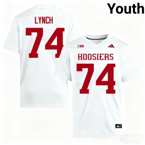 Bray Lynch #74 Indiana Jersey | Gameday White College Football Youth Stitched 29185147