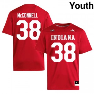Crimson Kaden McConnell #38 Hoosiers Jersey | Youth High School Football Fresh Swen 25555670