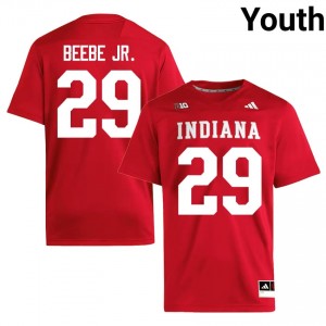 IU Hoosiers Lee Beebe Jr. #29 Crimson Jersey | Essential Swen NCAA Football Youth Apparel 46874298
