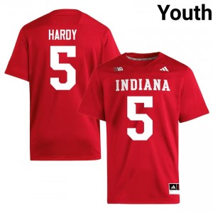 Hoosiers Rolijah Hardy #5 Crimson Jersey | Premium Swen NCAA Football Youth Apparel 14501606