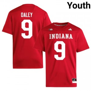Stephen Daley #9 Hoosiers Jersey | Exclusive Crimson College Football Youth Swen 67743993