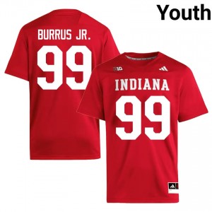Top-Tier Tyrone Burrus Jr. #99 IU Crimson Jersey | Youth University Football Swen Fan Gear 80173324